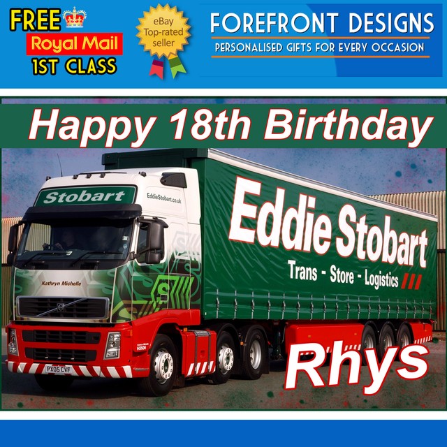 personalised eddie stobart truck
