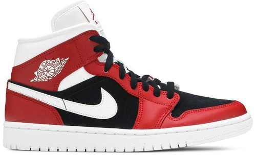 BRAND NEW Nike Air Jordan 1 Mid Gym Red Black BQ6472-601 Women's