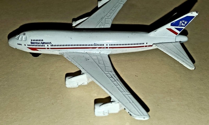 British Airways Airlines Jet Plane Die Cast Metal