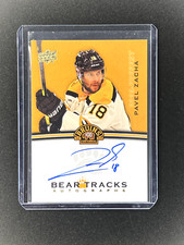 2023-24 Boston Bruins Centennial Pavel Zacha BEAR TRACKS Autographs #BT-PZ