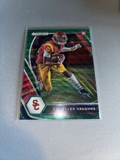 2021 Panini Prizm Draft Picks - Green Prizm #106 Tyler Vaughns RC)