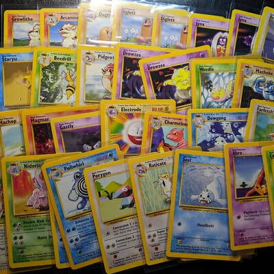 Pokemon Base Set Unlimited Single Cards 1999 - Choose variations
