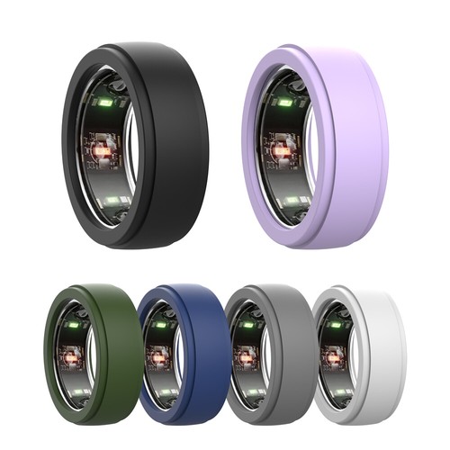 Silicone Elastic Ring Cover for Galaxy Ring Workout Shockproof Smart Ring - Picture 2 of 30