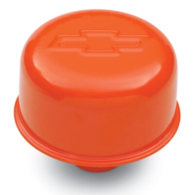 GM Performance 141-786 Valve Cover Breather, 3 in. Diameter, Bowtie Logo, Push-I