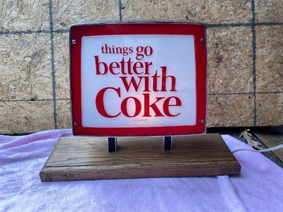 Vintage 1960's Coca-Cola Counter Light-Up Sign | eBay