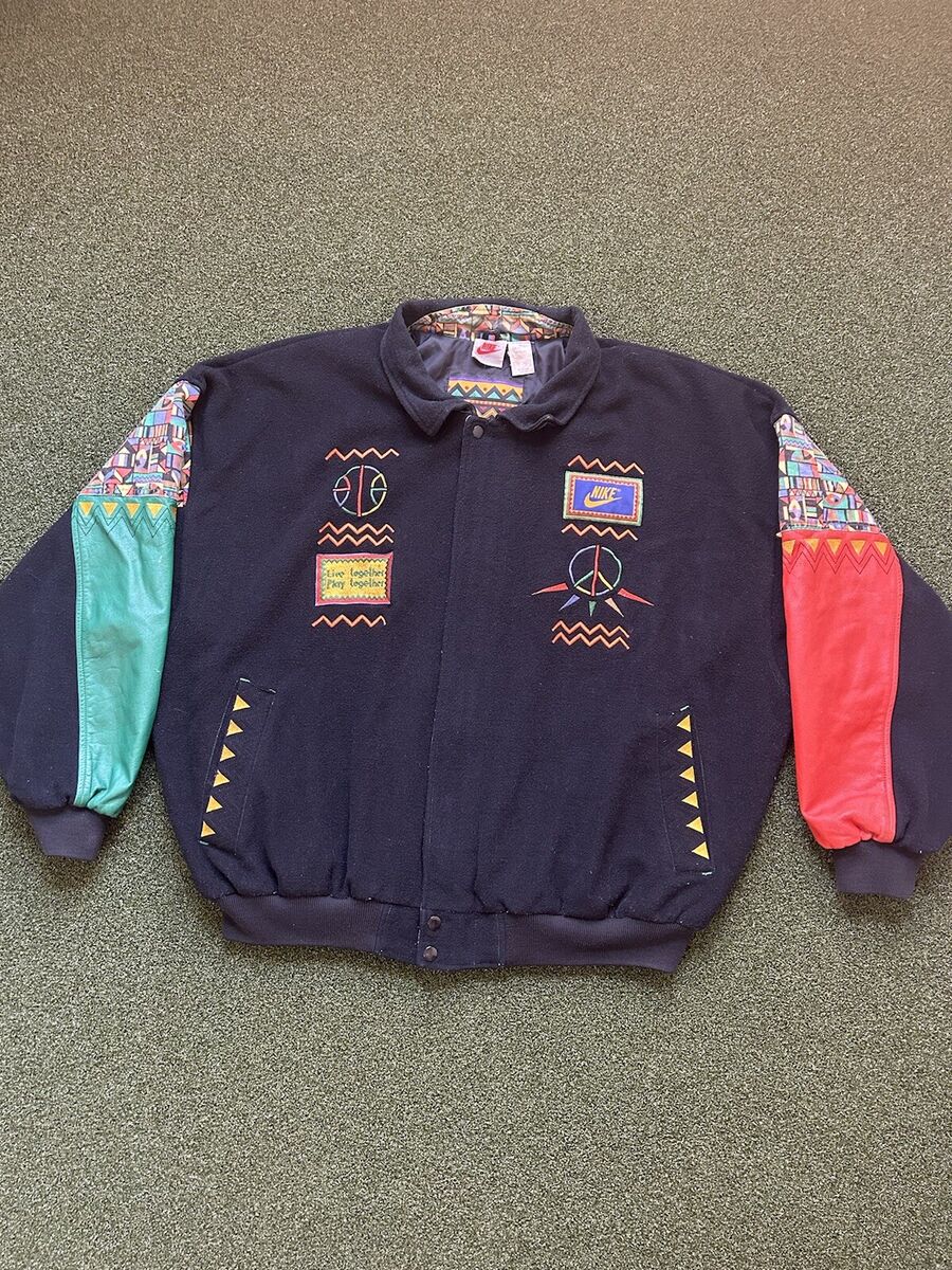 Vintage GRAIL Nike Urban Jungle 90's Leather Letterman Vintage GRAIL Nike Urban Jungle 90's Leather Letterman