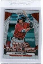 CORBIN CARROLL 2020 PRIZM TOP OF THE CLASS SILVER PRIZM DIAMONDBACKS K0
