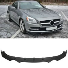 Gloss Black Front Bumper Spoiler Lip Splitter Body For Mercedes SLK-Class 05-11