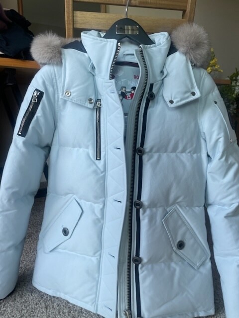 moose knuckles 3Q jacket ice blue wonen | eBay