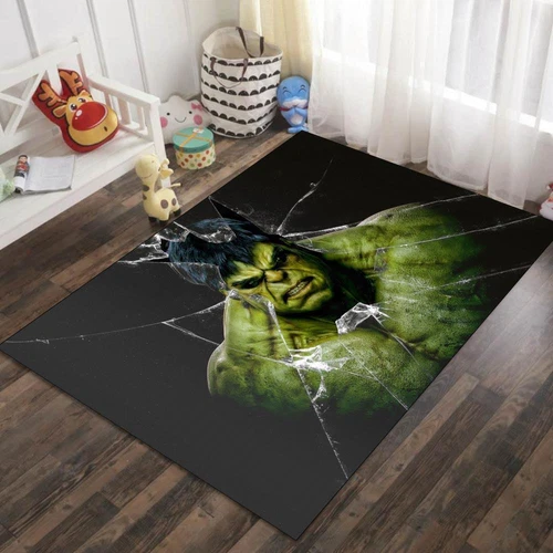 Alfombra 3D Marvel Hulk alfombra infantil niño alfombrilla moderna alfombrilla de puerta - Imagen 2 de 16