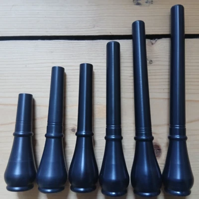 Bagpipe Mouthpiece 3 inches Black Delrin Plastic to fit RG Hardie Blowpipe