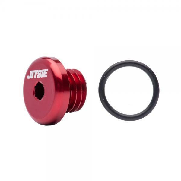 MONTESA 4RT Trials Bike Gearbox Oil Filler Plug Bolt. RED. BLING