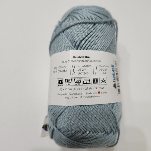 Hobbii Rainbow Yarn 8/4 Quality 100% Cotton PRICE PER SKEIN - YOU CHOOSE - Picture 140 of 329