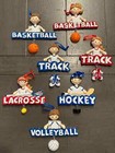Boy or Girl Sport Personalizable Ornament (Various Sports Available)