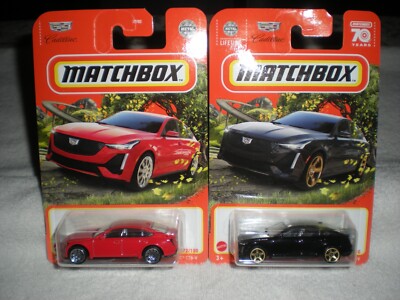 Matchbox 2021 Cadillac GT5-V Lot (2) Both Different Diecast 1:64