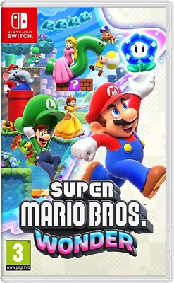 Super Mario Bros. Wonder (Nintendo Switch) Brandneu, Sealed, Kostenlose Lieferung
