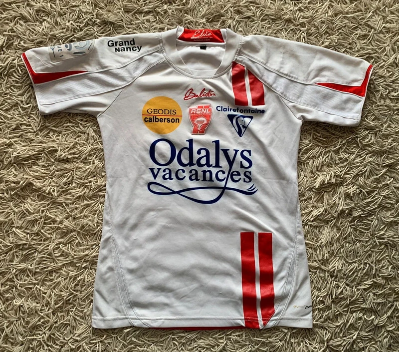 Maillot Football Vintage AS Nancy Away 2008-2009 - Porté Matchworn N°26 N'Guemo