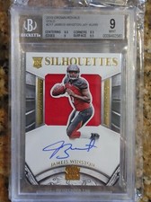 2015 Crown Royale GOLD Jameis Winston On Card Auto Jersey RC 44/49 BGS 9 MINT