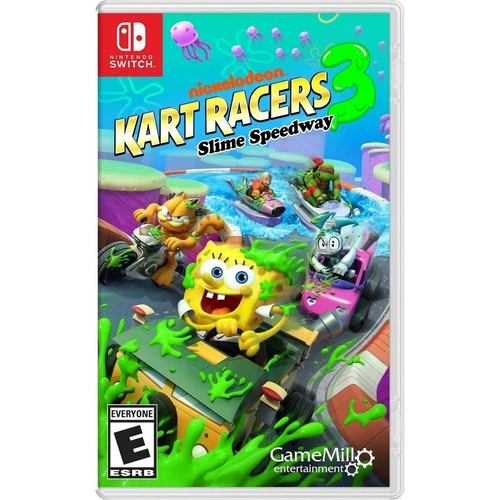 Nickelodeon Kart Racers 3: Slime Speedway (Nintendo Switch, 2022) New Sealed !!