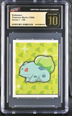 Pokemon Bulbasaur #188 Merlin Series 1 POP 1 - CGC 10 PRISTINE | eBay