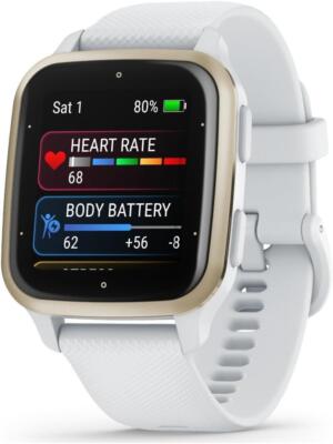 【美品】Garmin Venu SQ2 Music White (1763) Venu Sq 2 Music Edition - Fitness & Health Square Fashion