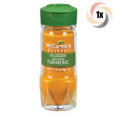 1x Shaker McCormick Gourmet Organic Ground Turmeric Seasoning GMO Free  1.37oz