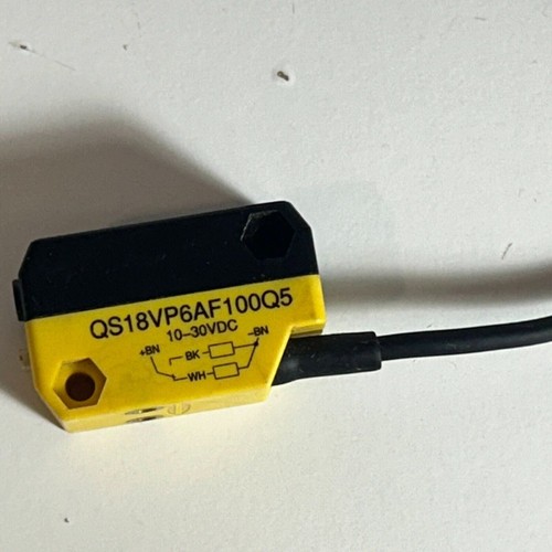 For Banner QS18VP6AF100Q5 All Purpose Photoelectric Sensor M12 4-Pin 10-30VDC - Bild 1 von 5