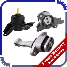 For Hyundai Sonata Kia Optima 2.0 2.4 11-15 3PCS Engine Motor & Auto Trans Mount