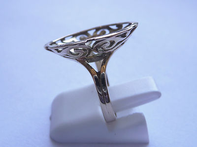 Monture bague pièce or 20 Francs Napoléon sur panier repercé