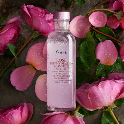 Fresh Rose Deep Hydration Oil-Infused Serum 3.3 oz / 100 ml New 