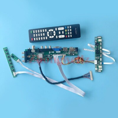 For LM230WF3-SLB1/SLD1 LVDS 30P HDMI+AV+USB 1920x1080 DVB-T2 Controller Card Kit