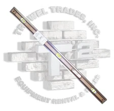 CRICK LEVEL 3ply Wood Masonry Level Green Vials - 48" 42" 36" 24" 18" 12" 8"