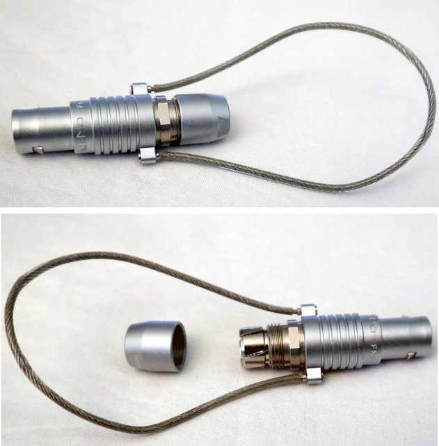 LEMO FNG.1B Circular Connector Plug, Male Pins Solder Cup with