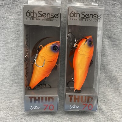 2) 6th Sense Fishing Quake Thud 70 Jungle Rose 1/2oz Lipless
