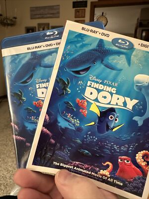 Finding Dory (Blu-ray, 2016) 2 Discs No Digital With Slipcover