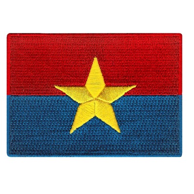 NORTH VIETNAM FLAG embroidered iron-on PATCH REPUBLIC EMBLEM APPLIQUE VIET CONG