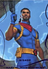 2022 Marvel Masterpieces EPIC PURPLE #48 Bishop  007/199