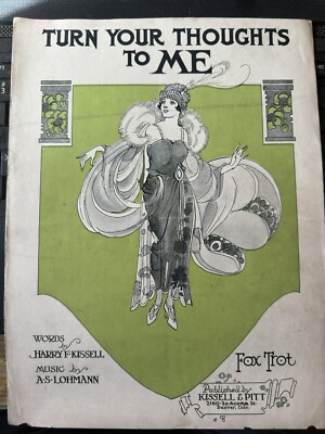 J Denver Colorado sheet music TURN YOUR THOUGHTS TO ME by Lohman