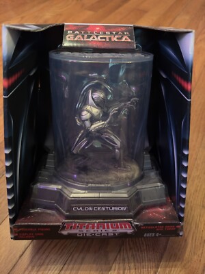 Cylon Centurion Titanium Series Die-Cast Battlestar Galactica Figure 2006 NIB