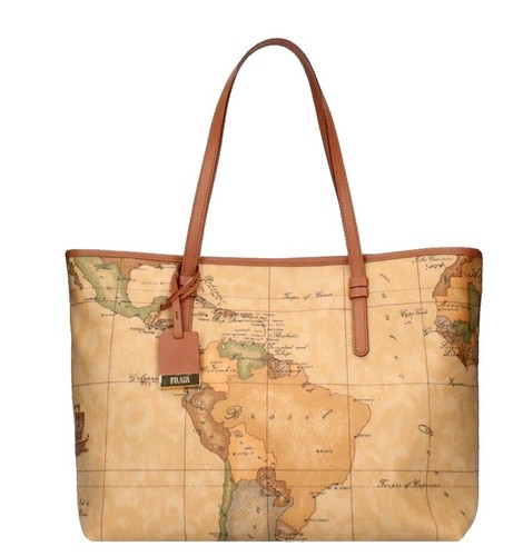 Alviero Martini 1A Classe Prima Classe Tote bag Geo Map Print