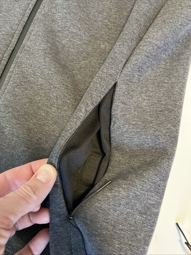 Science Of Apparel Descartes Unisex Track Jacket Charcoal XL Supima Tech Knit - Picture 3 of 12