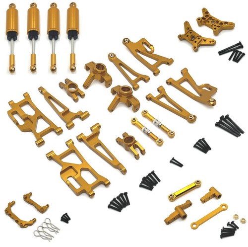 Alloy suspension arm/steering cup/Shock absorber Kit For MJX 1/14 14210 14209 Rc - Picture 15 of 17