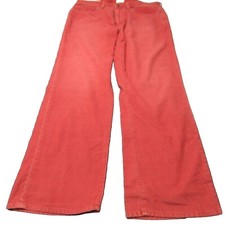 J Crew Vintage Corduroy Pants Mens 36x32 Salmon Baggy Relaxed Straight Boot NWD