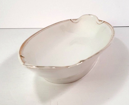 Limoges Servierplatte mit Goldrand Bassett Österreich 12,5" x 5,5" Gemüse Brot - Bild 8 von 10