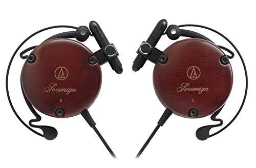 Audio Technica ATH-EW9 Ear Fit Clip-On Headphones Wooden Wood New