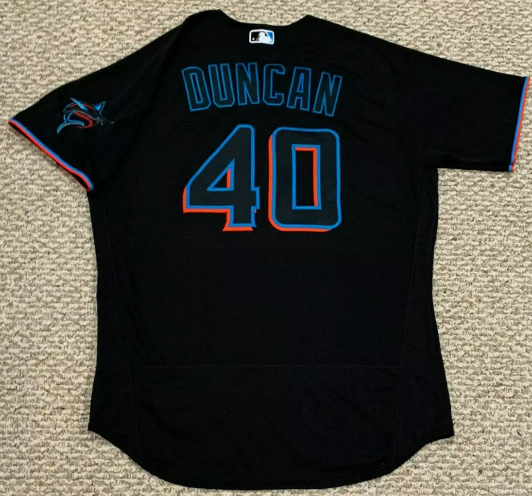 Marlins hotsell jersey black