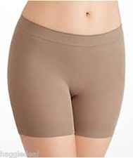 JOCKEY MICROFIBER SLIPSHORT SKIMMIES MID LENGHT TAN SMALL WOMEN SHORTS