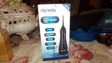 Nicwell Rechargeable Portable Smart Dental Oral Irrigator F5025 Black Cordless