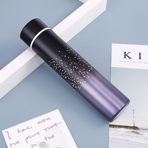 Water Bottle 200ml Slim Double Wall Thermos Thermal Cup Travel Mug Vacuum Flasks - Picture 34 of 38