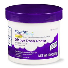 Equate Baby Diaper Rash Paste with 40 Zinc Oxide, 16 oz.. 